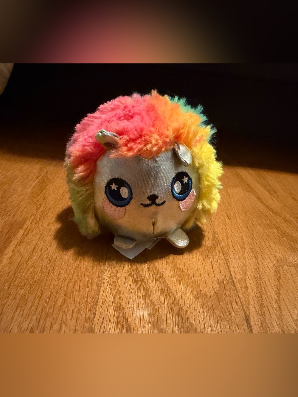 Squeezamals Punky Hedgehog Rainbow 3.5" Squishy Plush